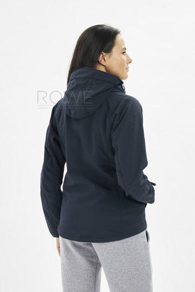 Hooded Soft Shell Women Jacket 94/6% Pol/Ela 340gr White XS STK