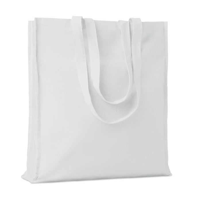 Shopper in cotone c/soffietto