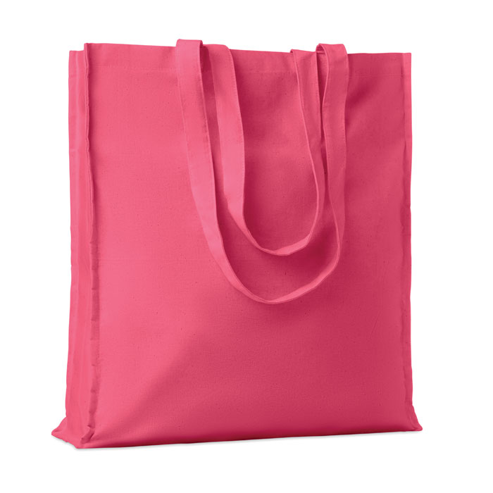 Shopper in cotone c/soffietto