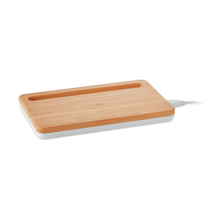 Caricatore wireless in bamboo Caricatore wireless in bamboo