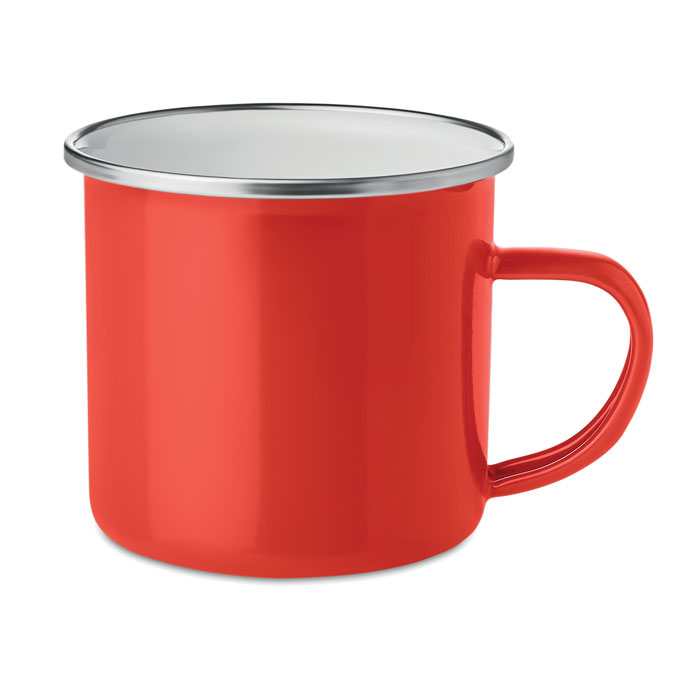 Tazza in metallo smaltata