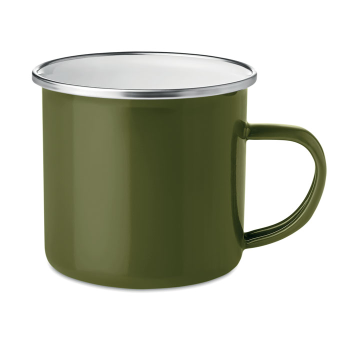 Tazza in metallo smaltata
