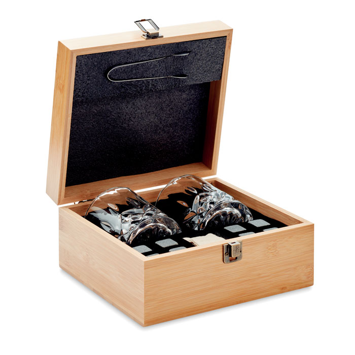 Set whisky in bamboo Set whisky in bamboo